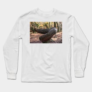 Money tree, Padley Gorge, Derbyshire Long Sleeve T-Shirt